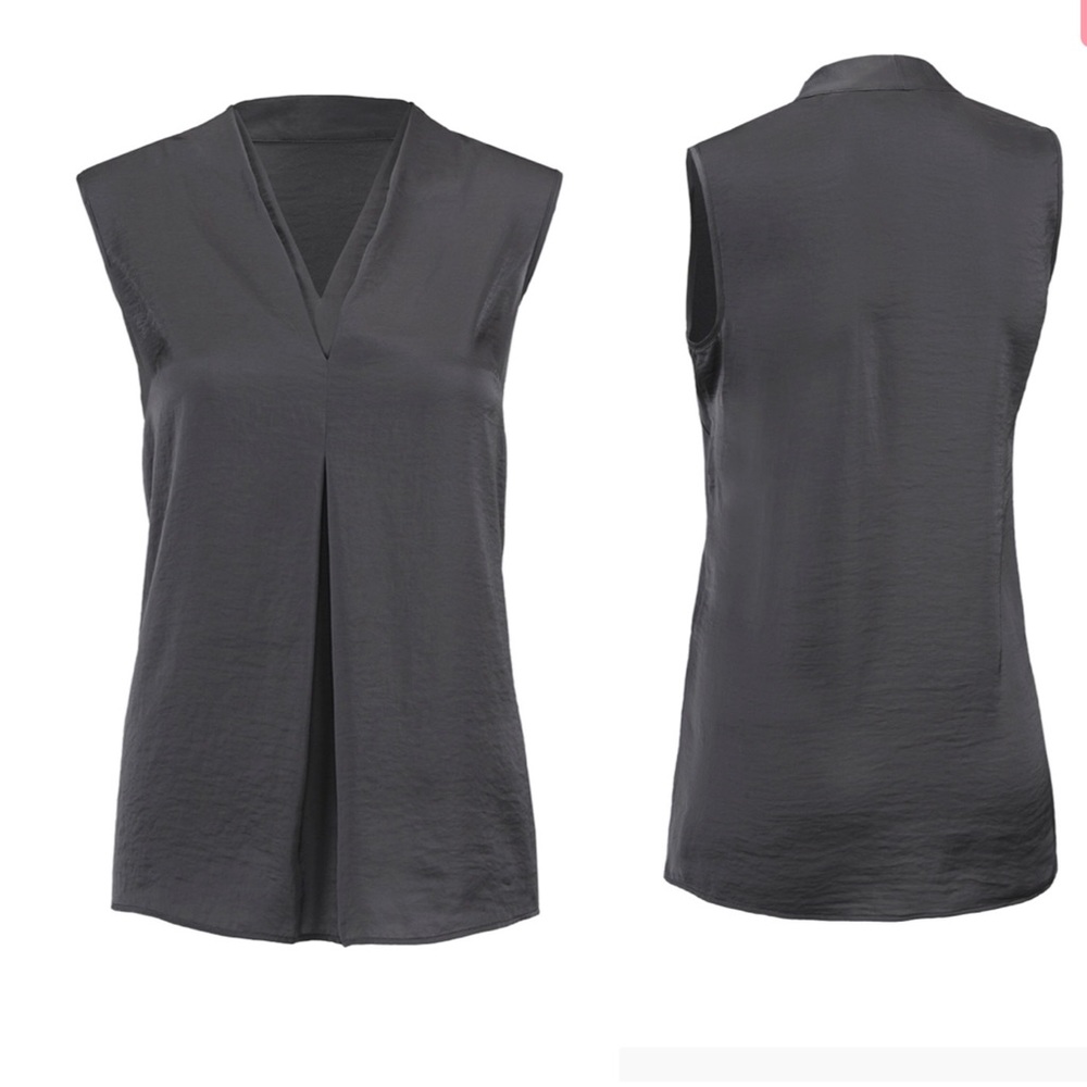 Cabi Veneer Top - NWOT - iron black, size large